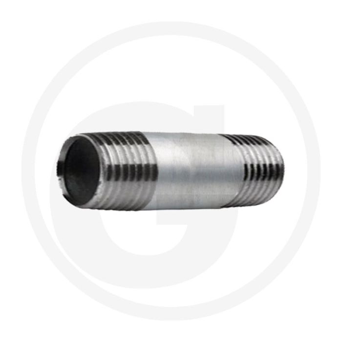 Draadstuk 80mm staal, verzinkt 1/4" aansluiting