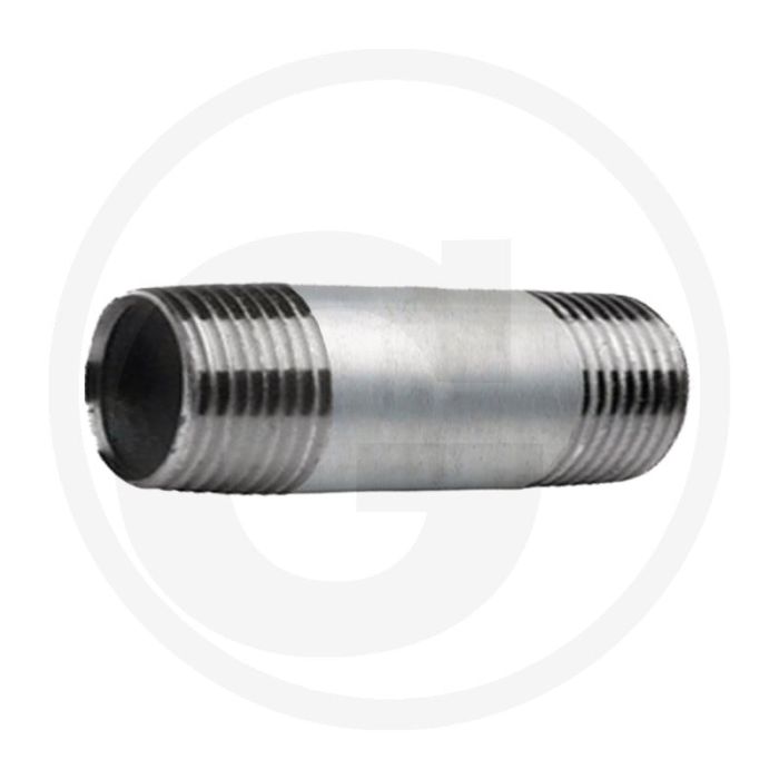 Pièce filetée 3/4" acier, zinguée, 120mm