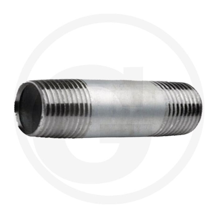 Pièce filetée 180 mm, 3/4" acier, zingué