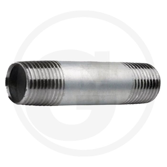 Draadstuk 3/4" staal, verzinkt 250mm