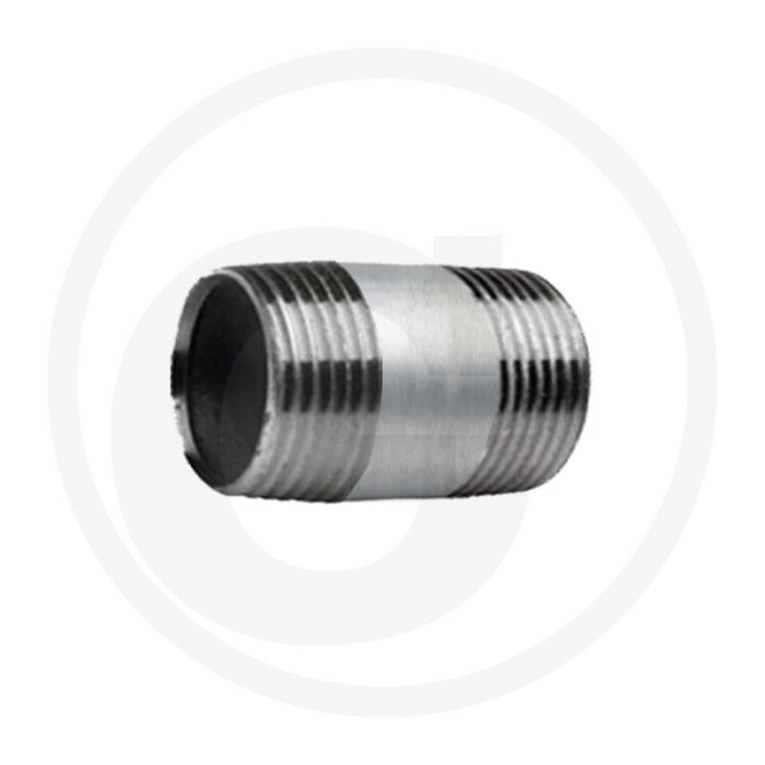 Pièce filetée 1 1/2" acier, zingué 40mm