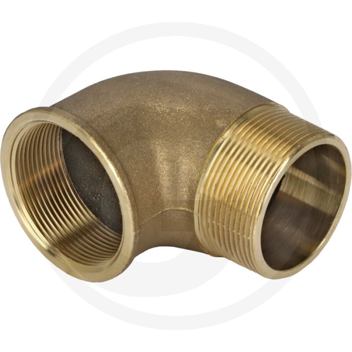 Bocht 90° gietijzer bsp 2" winkel
