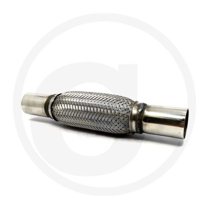Flexibele buisverbinding 200mm (Ø60mm) (met aan beide zijden een aansluitbuis) Flexibele buisverbinding 200mm (Ø60mm) (met aan beide zijden een aansluitbuis)