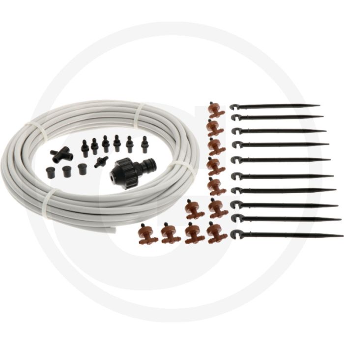 Netafim set d'arrosage pour plantes en pots irrigation goutte à goutte - 10m microhose &amp; accessoires