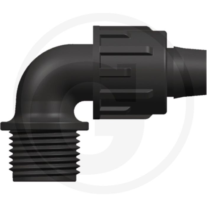 Haakse bocht 90° 16 x 3/4" pp-b max. 4 bar
