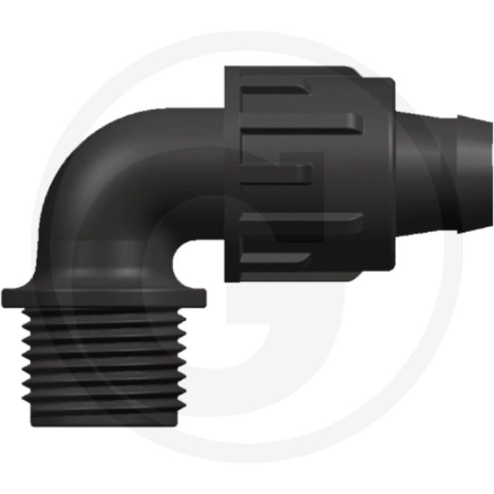 Haakse bocht 90° 3/4" pp-b max. 4 bar