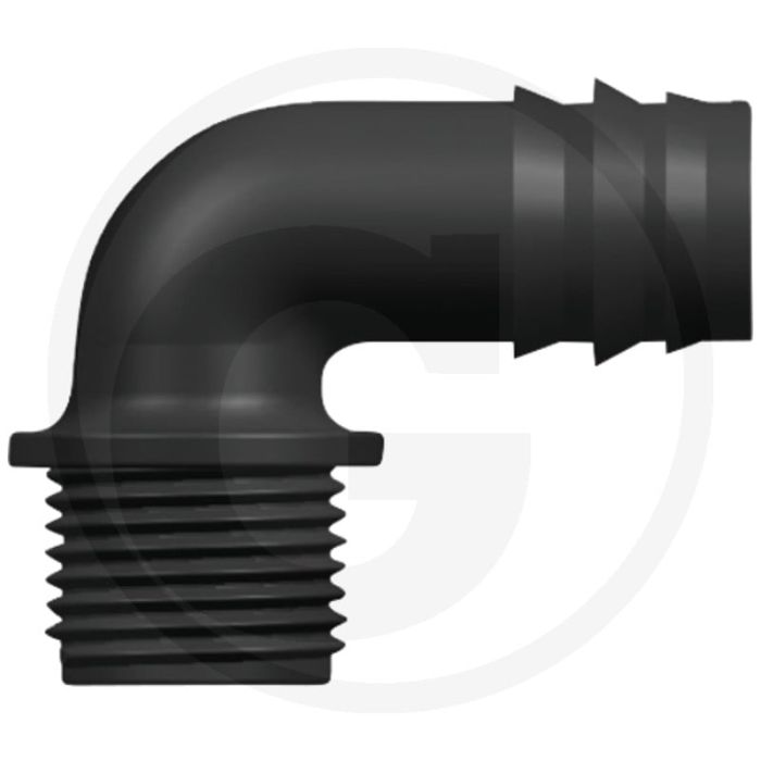 Coude tulle 90° 16 x 3/4" pp-b max. 4 bar
