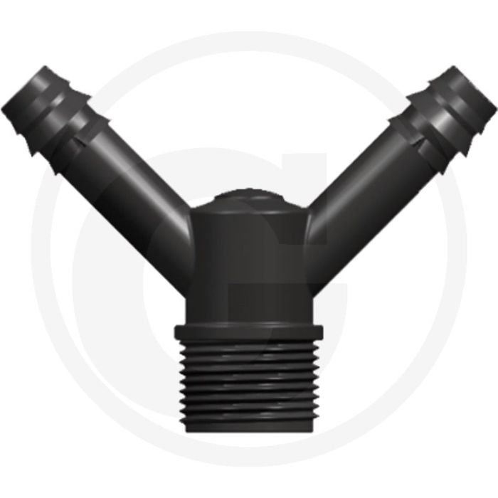 Collecteur 3/4" x 20 - double filetage mâle x œillets