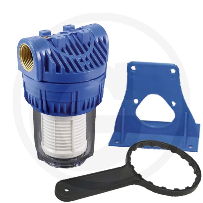 Transparante waterfilterpatronen - 5" uitvoering, 60 micron filterelement