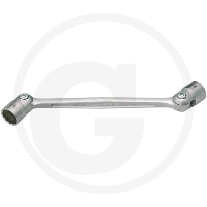 Hazet dubbele gewrichtsleutel 10 x 11 mm chroom-vanadium