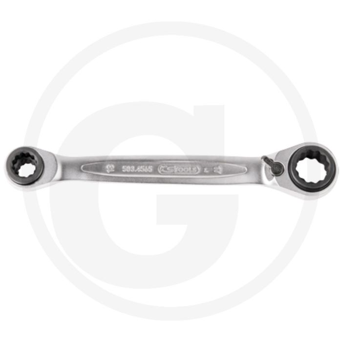 Ks tools 4 in 1 gearplus® ringratelsleutel, omschakelbaar - 72 tanden Ks tools 4 in 1 gearplus® ringratelsleutel, omschakelbaar - 72 tanden