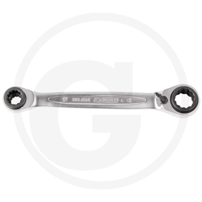 Ks tools gear + dubbele ringsleutel 8 x 10 - 12 x 8x10 - 12x13 mm - ringratelsleutel 72 tanden Ks tools gear + dubbele ringsleutel 8 x 10 - 12 x 8x10 - 12x13 mm - ringratelsleutel 72 tanden