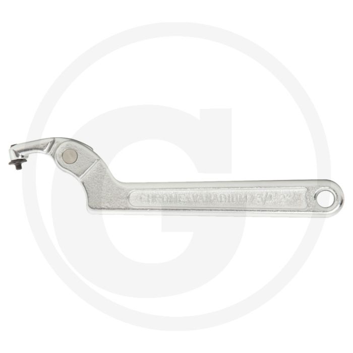 Ks tools classic gewricht haaksleutel met pen, 19 - 50 mm - ringsleutel, metrisch & inch-maten