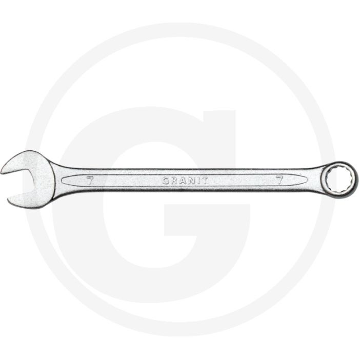 Black edition ring-steeksleutel, gebogen, 7 mm, 110 mm lengte