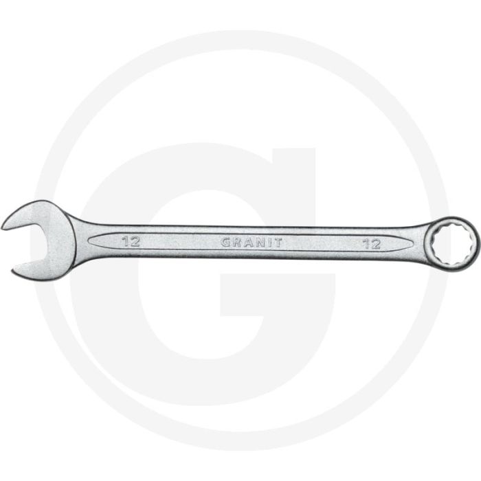 Black edition ring-steeksleutel, gebogen, 12 mm, 160 mm lengte.