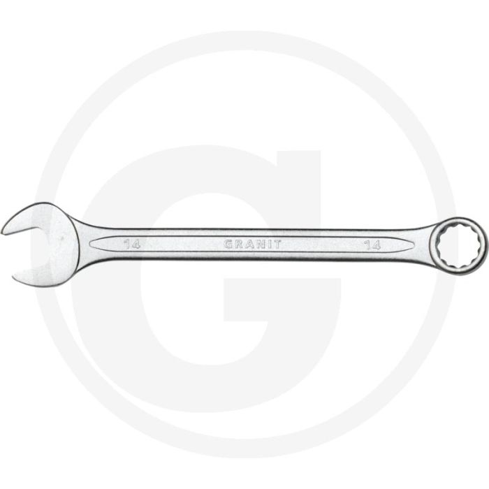 Black edition ring-steeksleutel, gebogen, 14 mm, 180 mm lengte.