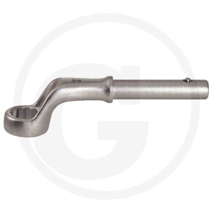 Ks tools classic opsteekringsleutel, gebogen, 75 mm - flanktraction-profil, 12-kant, chroom vanadium Ks tools classic opsteekringsleutel, gebogen, 75 mm - flanktraction-profil, 12-kant, chroom vanadium