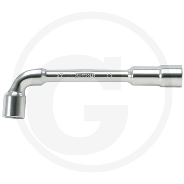 Ks tools ultimateplus dubbele pijpsleutel met boring, 19 mm - 6-kant, 90° gekröpft, chrom vanadium Ks tools ultimateplus dubbele pijpsleutel met boring, 19 mm - 6-kant, 90° gekröpft, chrom vanadium