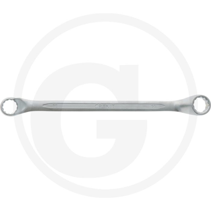 Black edition black edition ringsleutel, gebogen, 18 x 19 mm - lengte 265 mm