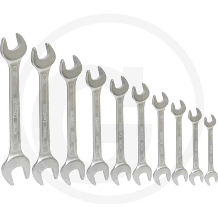 Ks tools steeksleutelset, 10-delig, 8 - 32 mm, chroom vanadium Ks tools steeksleutelset, 10-delig, 8 - 32 mm, chroom vanadium