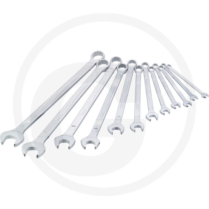 Hazet ringsteeksleutelset, extra lang, 12-delig, chroom-vanadium
