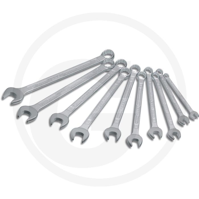 Hazet ring-steeksleutelset 10-delig, sleutelmaten 8-19 mm