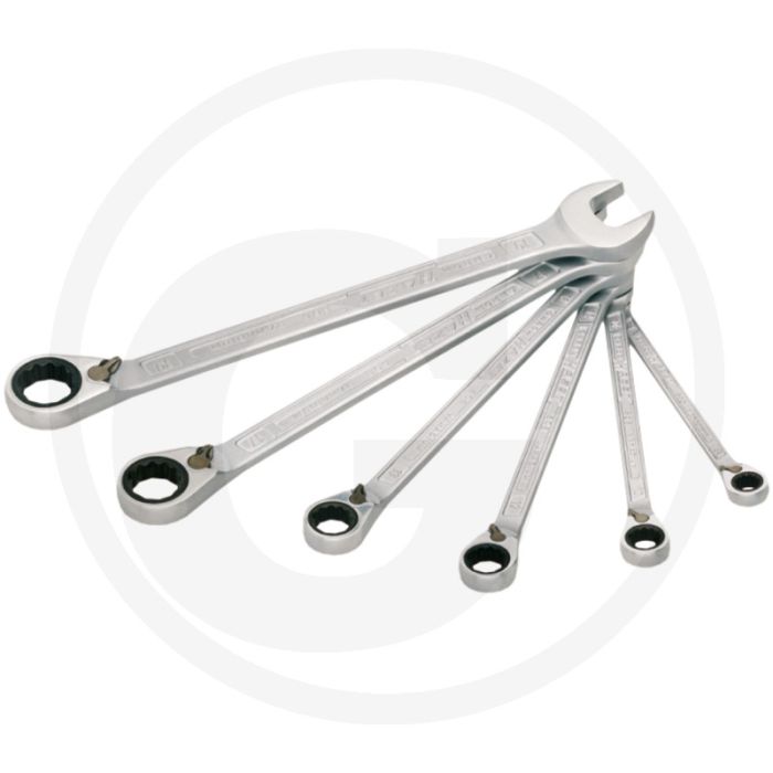 Hazet ratel-ring-steeksleutelset - 6-delig, sleutelmaten 21-32 mm