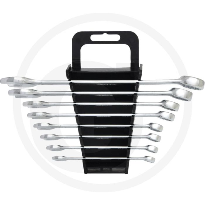 Ks tools classic ring-steeksleutelset, gebogen 8-delig - sleutelmaat: 8-19 Ks tools classic ring-steeksleutelset, gebogen 8-delig - sleutelmaat: 8-19