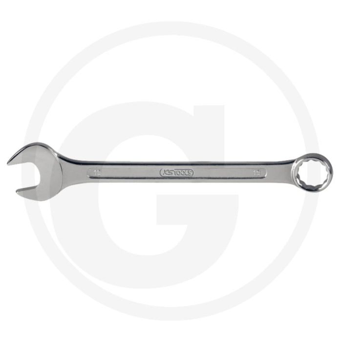 Ks tools classic ring-steeksleutel, gebogen, 27 mm - flanktraction-profil, din 3113 form a