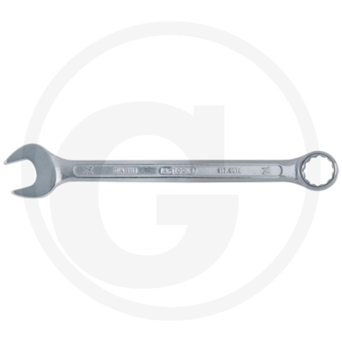Ks tools ring-steeksleutel, gebogen, 38 mm - flanktraction-profil, din 3113 form a