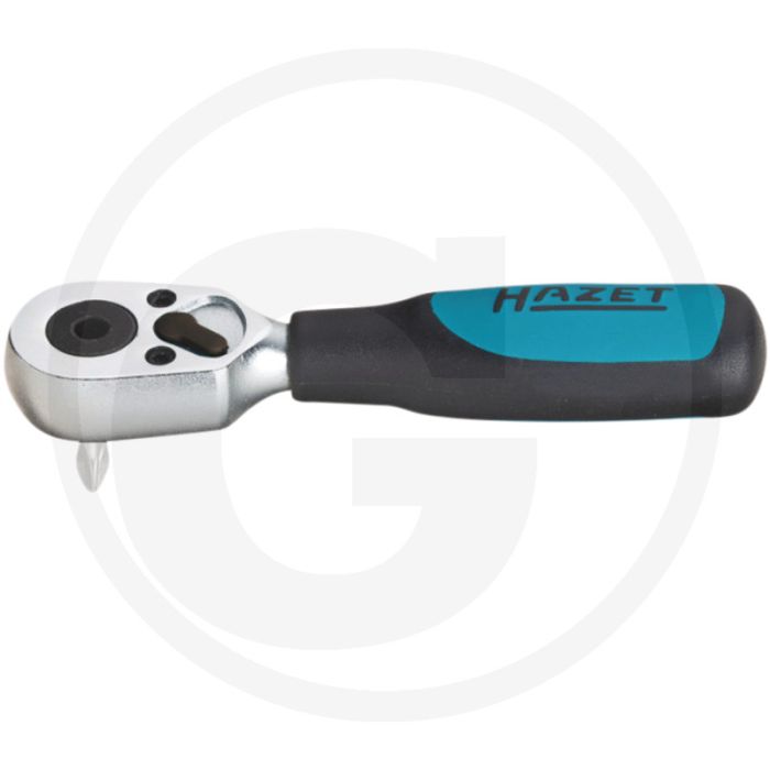 Hazet omkeerbare ratel 6,3 (1/4") kort - 20 tanden, chroom-vanadium