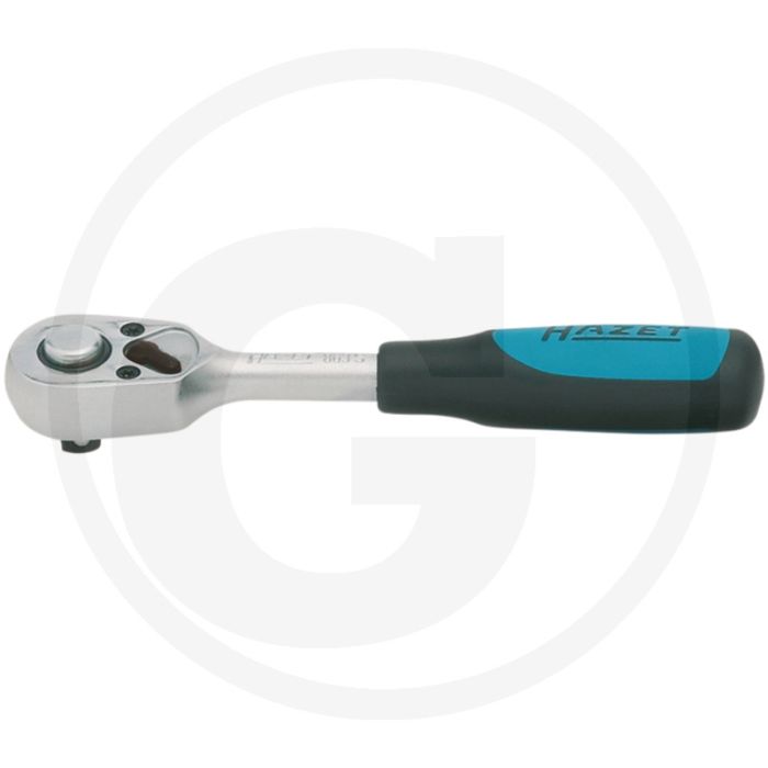 Hazet omkeerbare ratel 6,3 (1/4") - 20 tanden, chroom-vanadium, din 3122/iso 3315