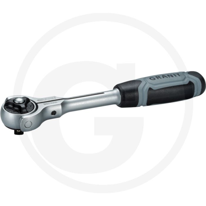 Black edition 1/4" omschakelbare ratel, 90 tanden met draaibare kop - 153mm lengte