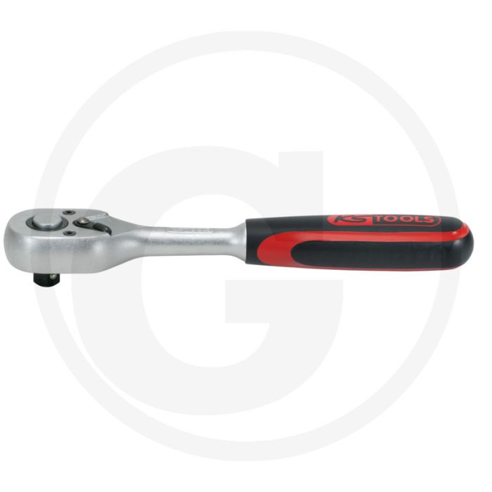 Ks tools 1/4" omschakelbare ratel, 72 tands - ergonomische handgreep