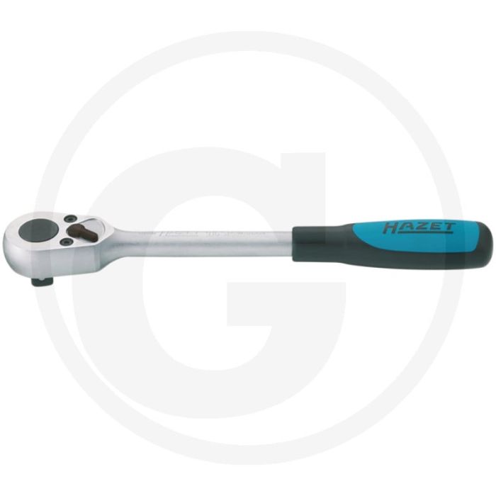 Clé à cliquet réversible Hazet - 12,5 mm (1/2"), 32 dents, chrome-vanadium Clé à cliquet réversible Hazet - 12,5 mm (1/2"), 32 dents, chrome-vanadium