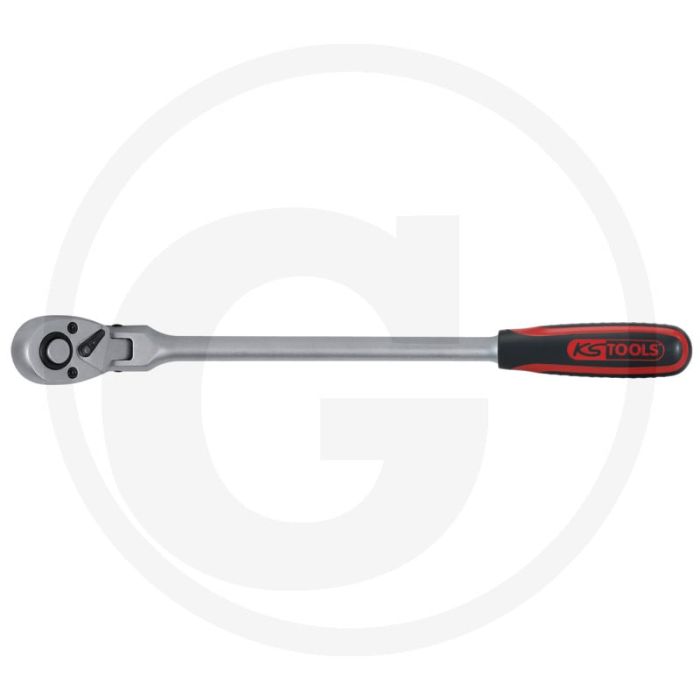 Clé à cliquet réversible Ks Tools 1/2" - 72 dents, extra-longue, poignée ergonomique Clé à cliquet réversible Ks Tools 1/2" - 72 dents, extra-longue, poignée ergonomique