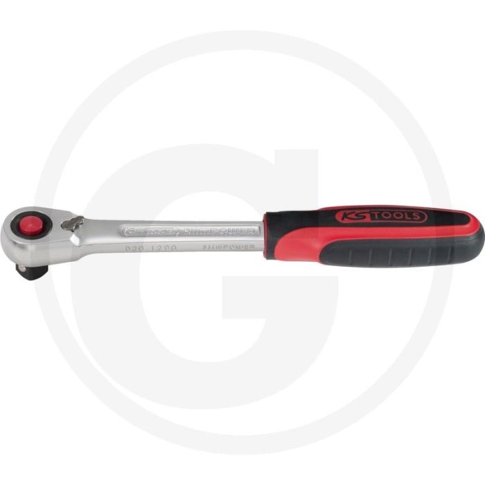 Ks tools 1/2" slimpower omkeerbare ratel - slank ontwerp, 72 tanden Ks tools 1/2" slimpower omkeerbare ratel - slank ontwerp, 72 tanden