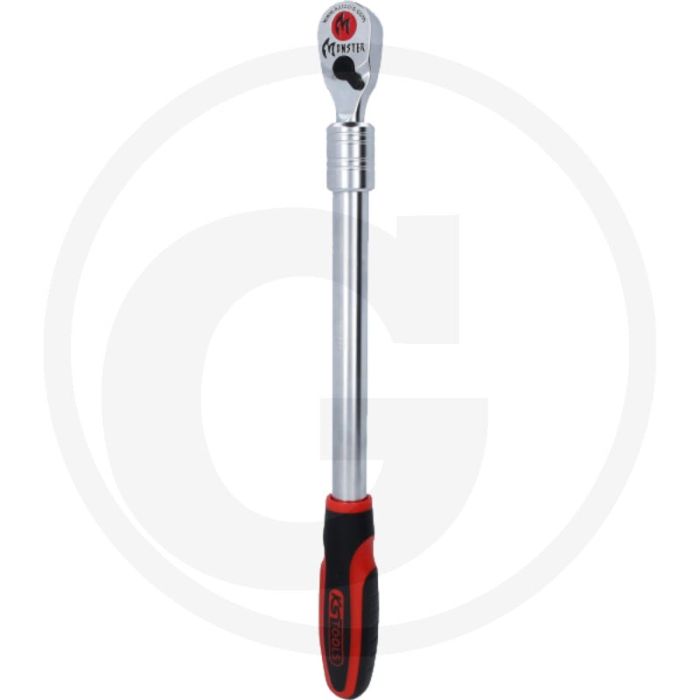 Ks tools 1/2" monster telesc. omkeerbare ratel 100 zahn - draaimoment tot 950 nm