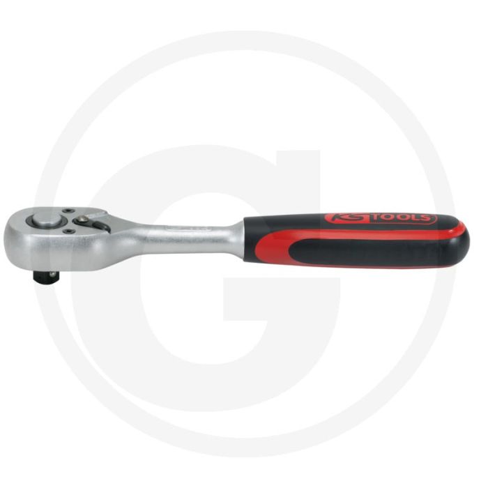 Ks tools Clé à cliquet réversible 1/4", 72 dents - poignée ergonomique Ks tools Clé à cliquet réversible 1/4", 72 dents - poignée ergonomique