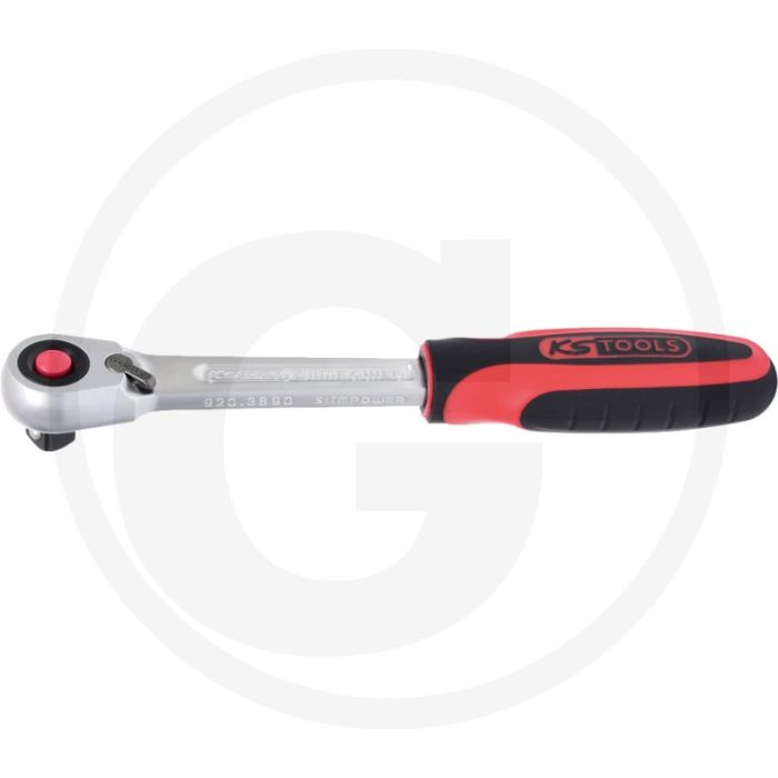 Ks tools 3/8" slimpower omkeerbare ratel, 72 tand, slank ontwerp Ks tools 3/8" slimpower omkeerbare ratel, 72 tand, slank ontwerp