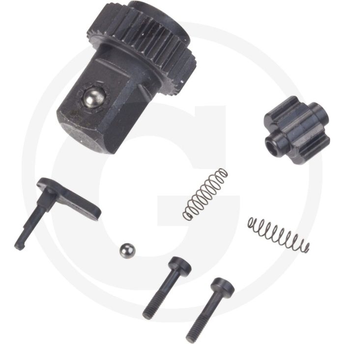 Hazet reparatieset voor ratel 916 k buitenvierkant 1/2" - reserveonderdelenset ratelwiel 12,5 = 1⁄2″.