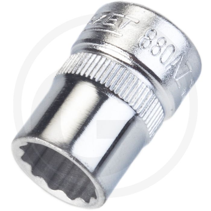 Hazet 12-kant dopsleutel 3/8" - 7/16", chroom-vanadium, verchroomd, gepolijst