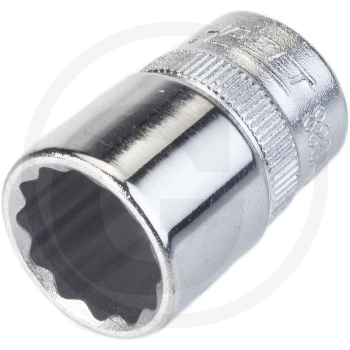 Hazet 12-kant dopsleutel 3/8", 9/16" sleutelmaat
