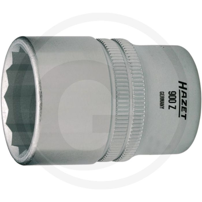 Hazet 12-kant dopsleutel 1/2" - chroom-vanadium, verchroomd, gepolijst