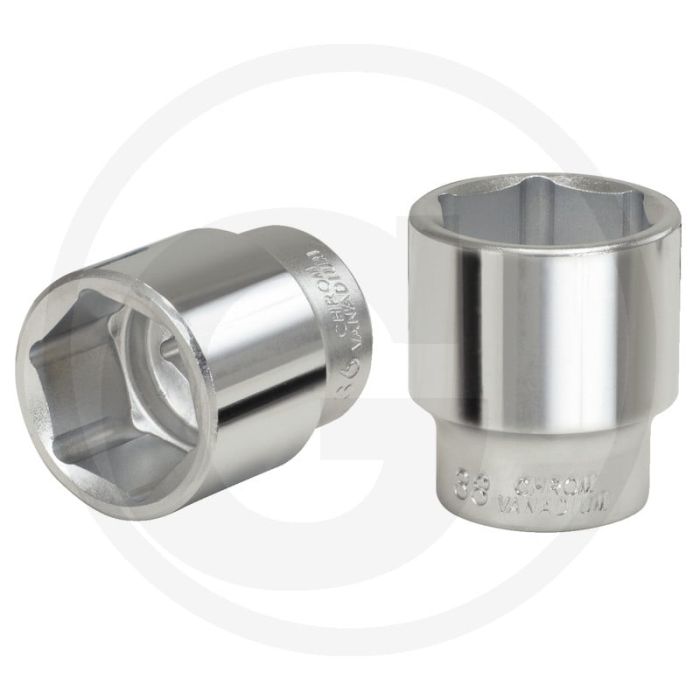 Ks tools 3/4" zeskant dopsleutel, kort, 33 mm - flanktraction-profil