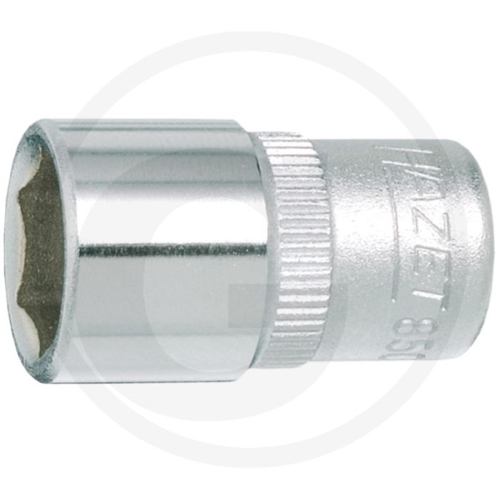 Hazet zeskant dopsleutel 1/2" - chroom-vanadium, verchroomd, gepolijst
