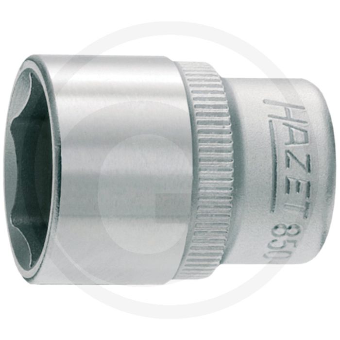 Hazet zeskant dopsleutel 1/4" - sleutelmaat 10 - rvs - 25mm