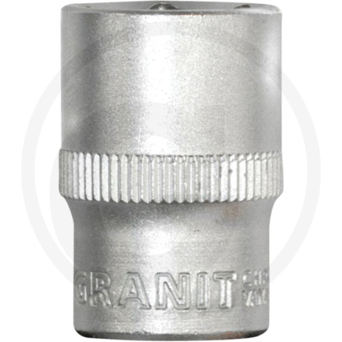 Black edition black edition 1/4" dop, 12 mm - zeskant, zonder bit, 25 mm lengte