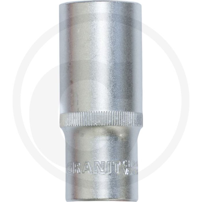 Black edition black edition 1/2" zeskant dop, lang, 24 mm - lengte 75 mm