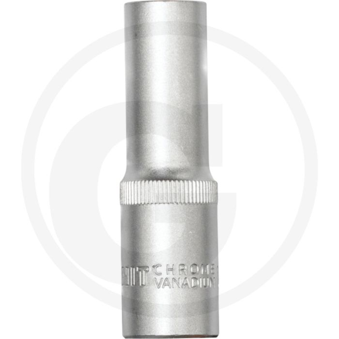 Black edition black edition 1/2" zeskant dop, lang, 13 mm - lengte 75 mm